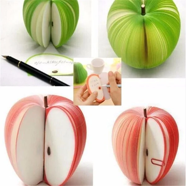 New Creative Pads Office Stationery Fruit Vegetable Memo Bookmarks Stickers Sticky Notes Random Color | Канцтовары для офиса и