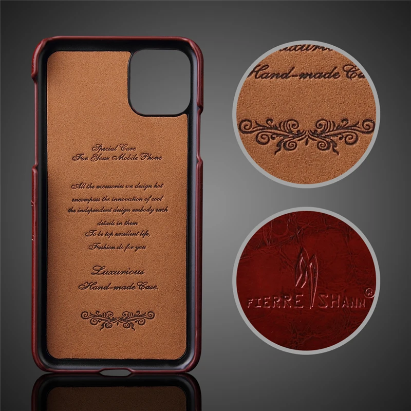 iPhone 11 油蜡纹插卡后壳 (17)