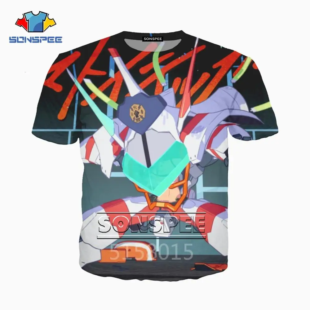 2 SONSPEE/Новинка, Promare, мультяшный Harajuku, 3D принт, мужская и женская одежда, футболка в стиле хип-хоп, унисекс, короткий рукав, пуловер, XK111 - Цвет: 2