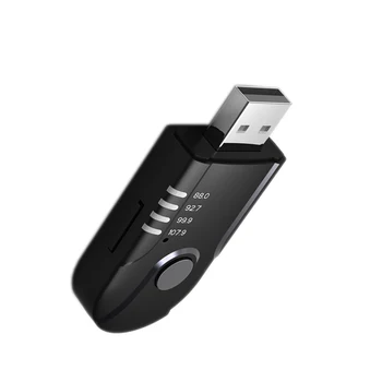 

Car Bluetooth 4.1 FM Transmitter USB/3.5mm AUX Dual Output Audio Receiver Music Player Support Hands-Free Call TF Card Playback