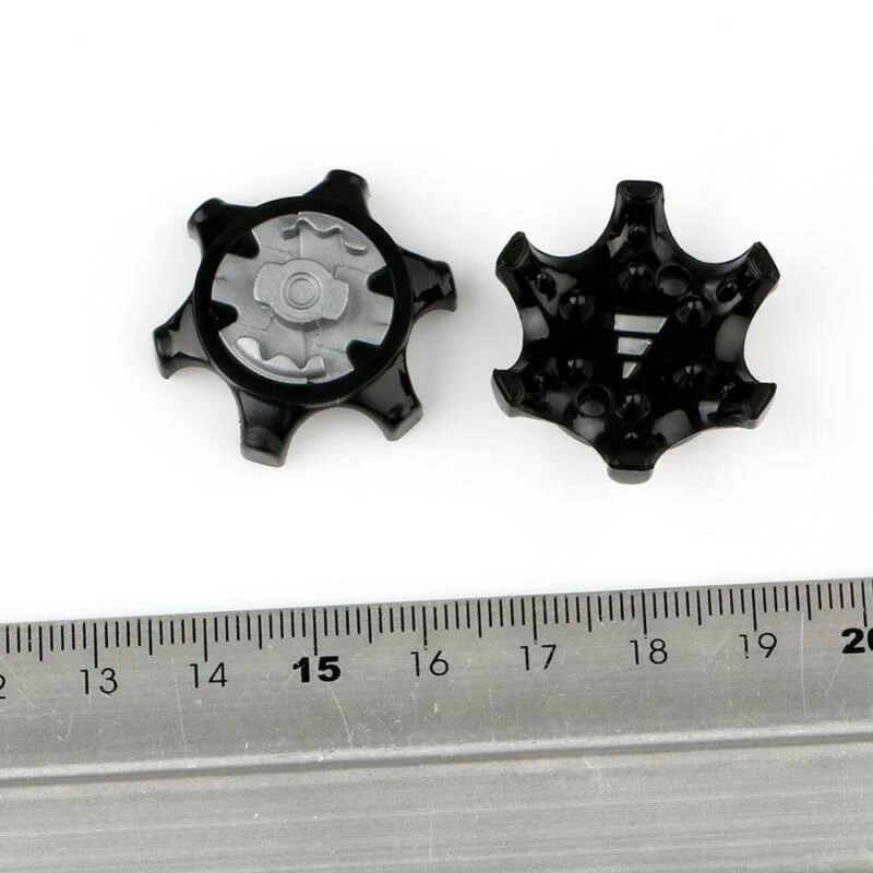 30pcs Golf Shoe Spikes Replace Clamp Cleat Screw-in Removal Tools Plastic Black Golf Supply Part For Superior Comfort Durability