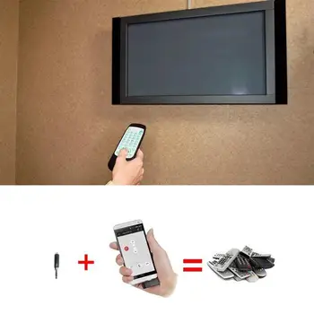 

Air Conditioner TV DVD IR Universal Remote Control for iPhone for Android Smartphones (Random Color)