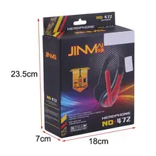 JM-472 Универсальный ноутбук ПК эргономичный дизайн 3,5 мм Проводная игровая гарнитура ла