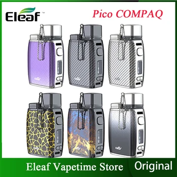

New Original Eleaf Pico COMPAQ Kit with 60W Output by a Single 18650 Battery & 2ml/3.8ml pod & 0.4ohm Coil E-cig Vape Kit vs Gen