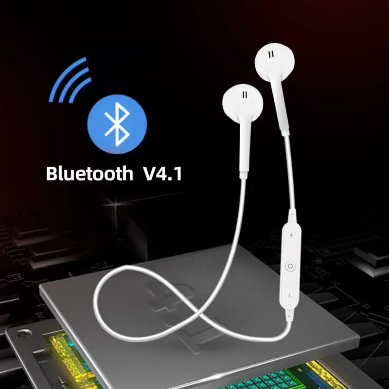 Беспроводные наушники S6 музыкальная гарнитура спортивные bluetooth стереонаушники с