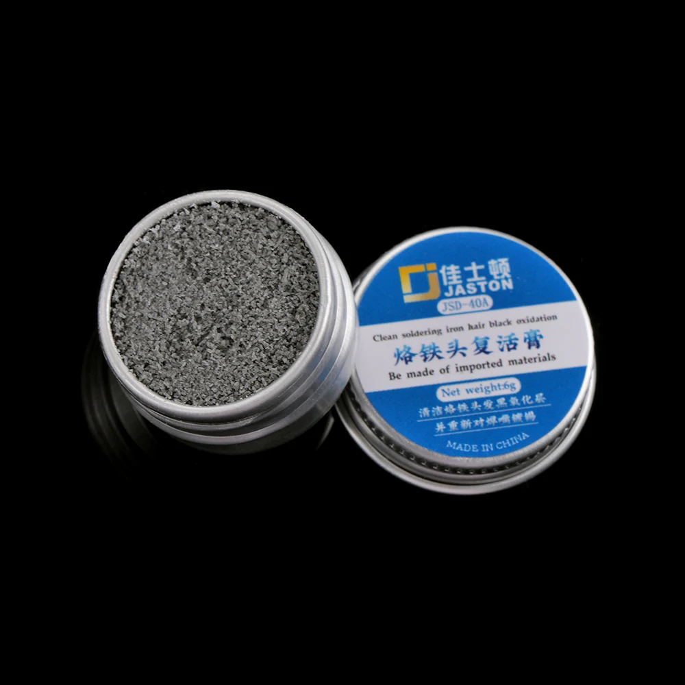 Non-stick tin Electrical Soldering Iron Tip Refresher solder Cream Clean Paste  Solder Iron Tip Head Resurrection 2022 Hot Sale images - 6