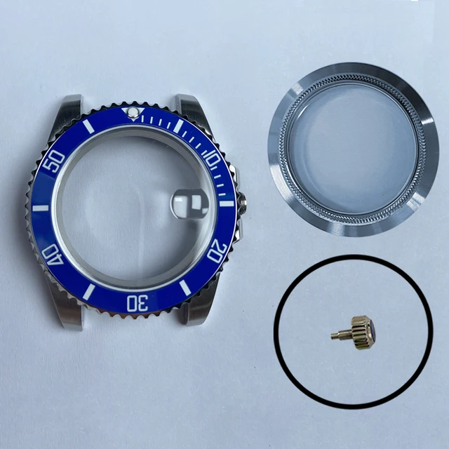 ARSMI 40MM Watch Case Ceramic Ring Case Assembly for NH36 NH35 Movement Black Gold case (Color : Black, Dial Diameter : NH36) 並行輸入品 ARSMI 40MM Watch Case Ceramic Ring Case Assembly for NH36 NH35