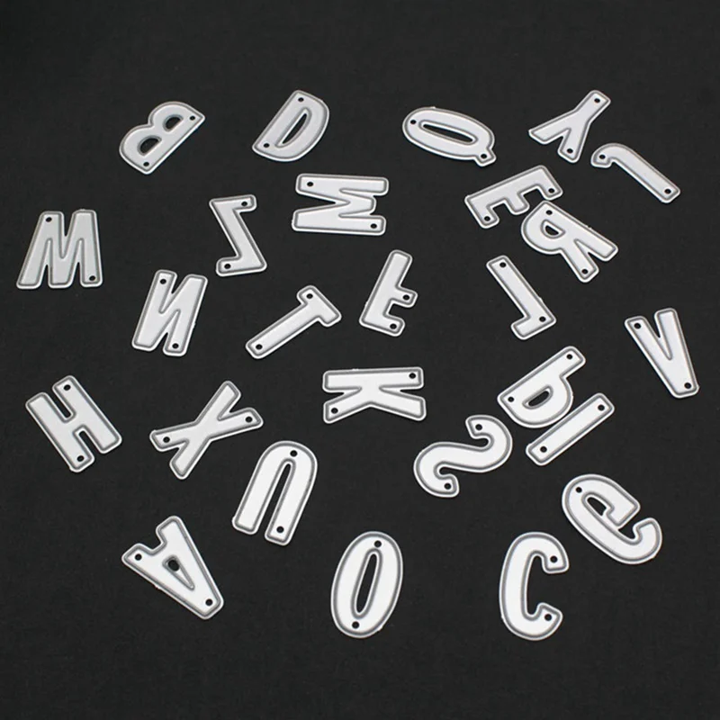 Нержавеющая сталь DIY для выпечки печенья Печатный резак Английский алфавит, буквы, цифры формы для печенья Набор выпечки инструменты