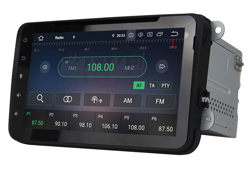 Ips 2 din 8 дюймов Android 9,0 Восьмиядерный автомобильный Радио Стерео gps для VW Passat B6 CC Polo GOLF 5 6 Touran Jetta Tiguan Magotan Seat