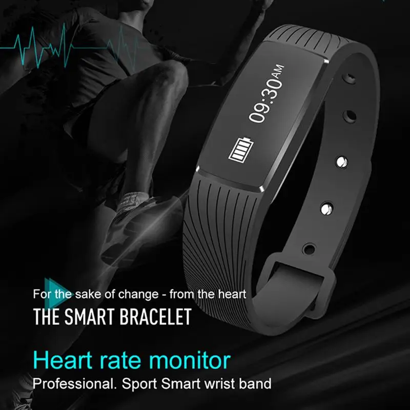Умные наручные часы с Bluetooth, шагомер, пульсометр, фитнес-трекер, напульсники
