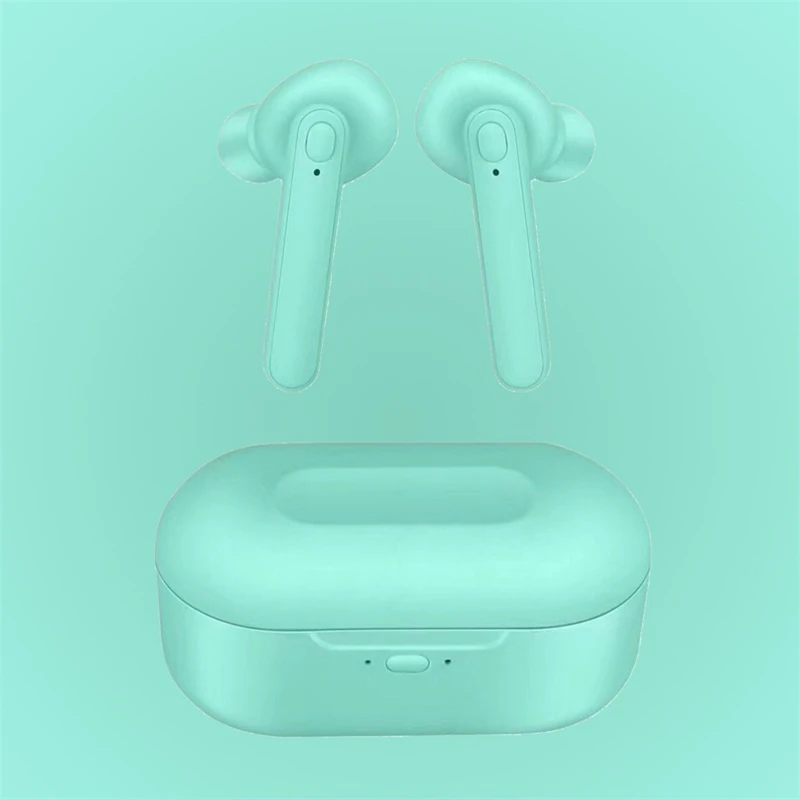 Зеленый CLAIT DT-5 TWS bluetooth 5,0 беспроводной телефон HiFi HD вызов CVC8.0 шумоподавление наушники гарнитура с 2000 мАч power Bank - Цвет: Зеленый