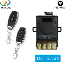 

DIY Wireless 433MHz Universal Remote Control Switch dc 12v 24v 48v 60v 72v 30a High Power Relay Receiver Modulefor Car WaterPump