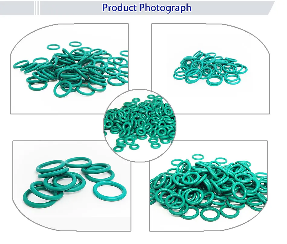 5 шт./лот резиновое кольцо зеленый FKM уплотнительное кольцо уплотнения Толщина 1,8 мм ID4.5/4,87/5/5,15/5,3/5,6/6/6,3/6,7/6,9 мм кольца из фторированной резины топлива шайба