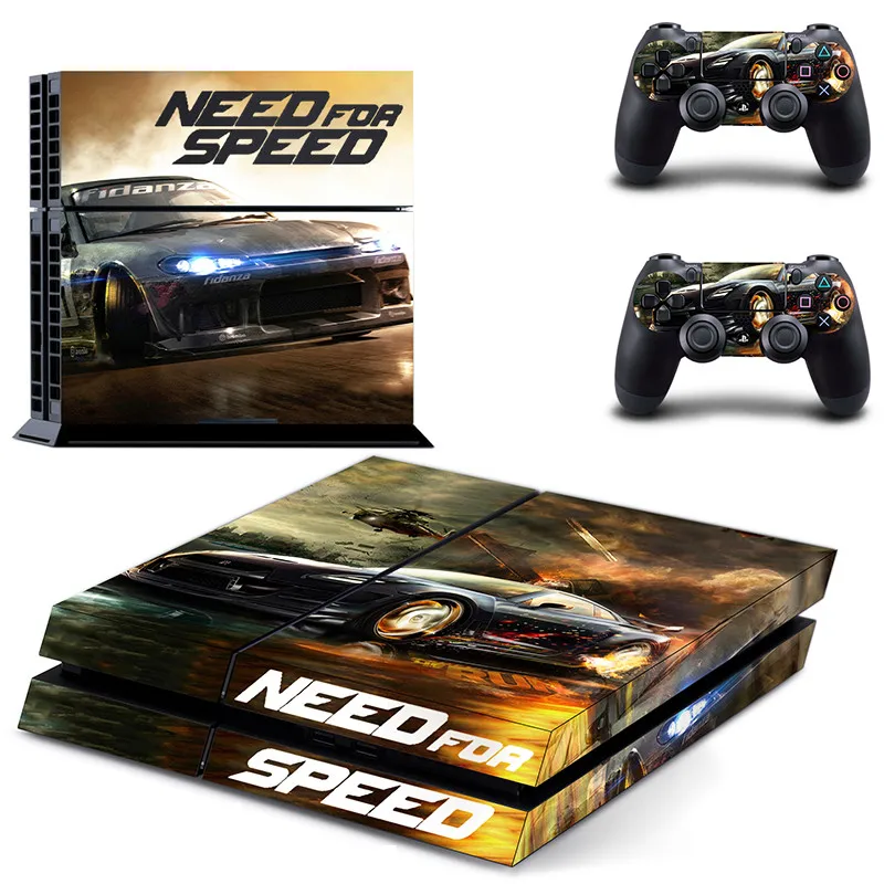 

Need for Speed PS4 Skin PS 4 Sticker Play station 4 Stickers Decals Pegatinas Adesivo For PlayStation 4 console and 2 controller