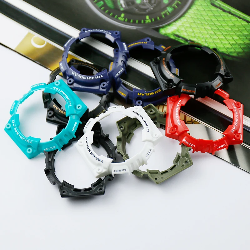 Аксессуары для часов мужской и женский спортивный силиконовый ремешок для Casio ремешок с AQS810W резиновой смолы часы с чехлом