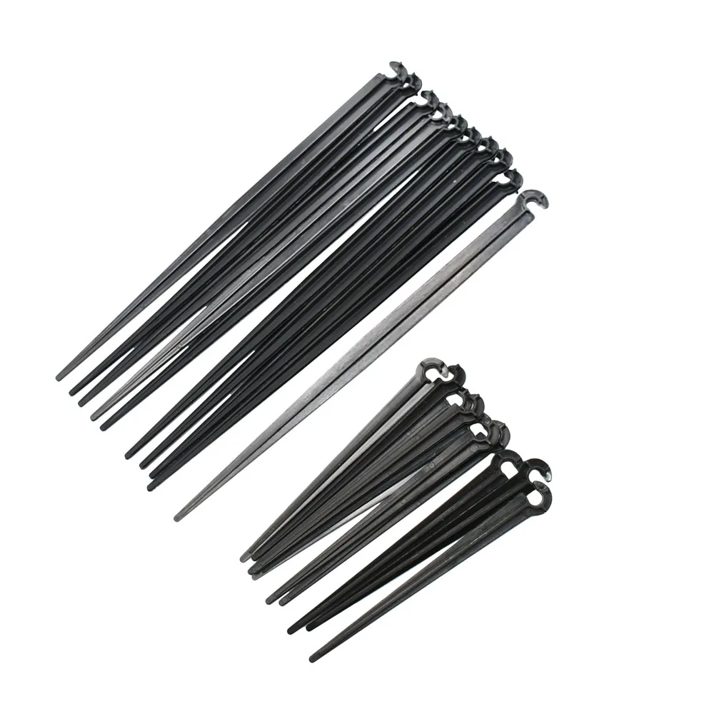 11cm 20cm Garden Hose Holder 4/7 Hose Bracket Plastic Fixed Stems Support Holder 4/7 Drip Irrigation System Accessories 40 pcs irrigation fittings