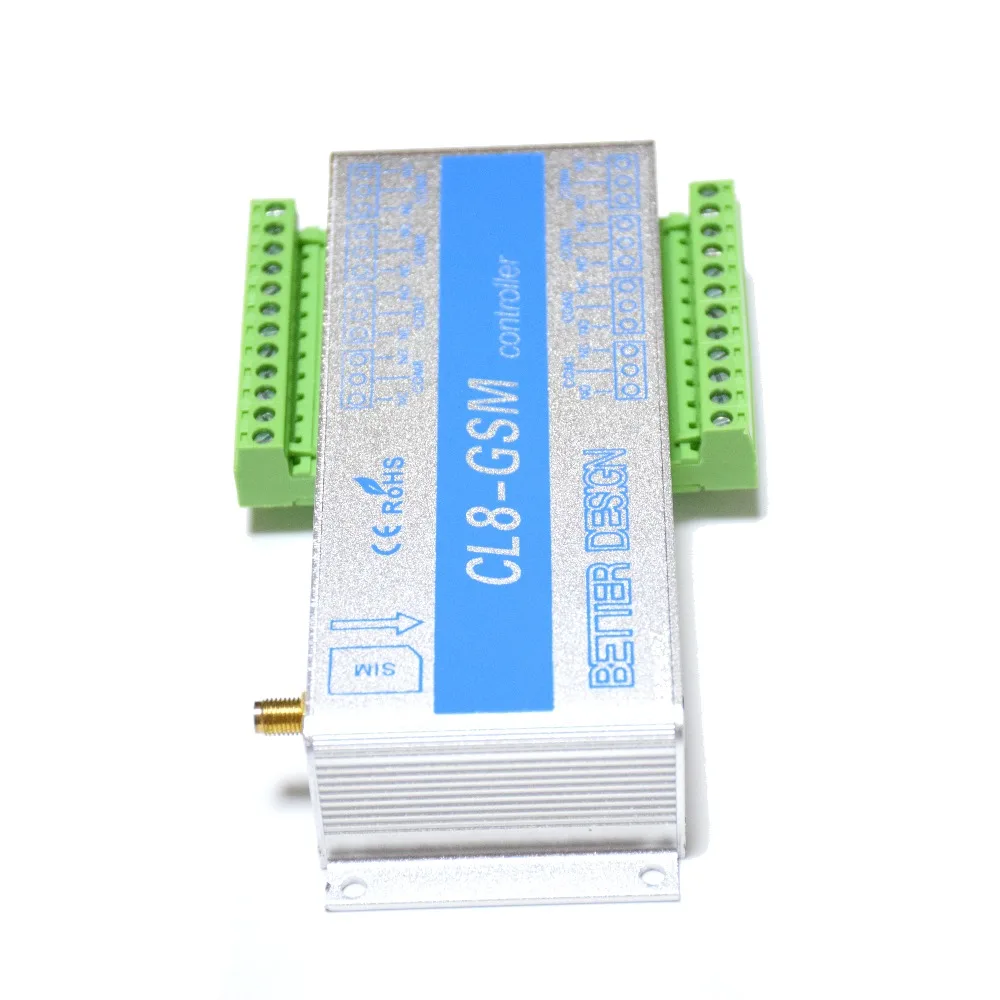 8-канальный сетевой видеорегистратор реле CL8-GSM SMS GSM сигнализация APP пульт дистанционного управления беспроводной переключатель включения/выключения для gate открывания двери оператора