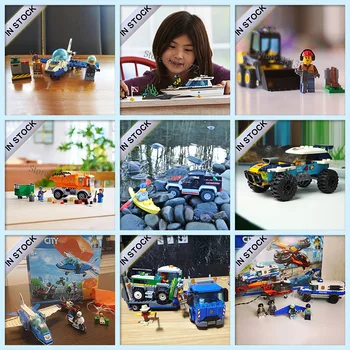 

In Stock 2019 City Series Building Blocks Bricks Toys 60206 60208 60209 60218 60240 60218 60240 60219 60220 60221 60223