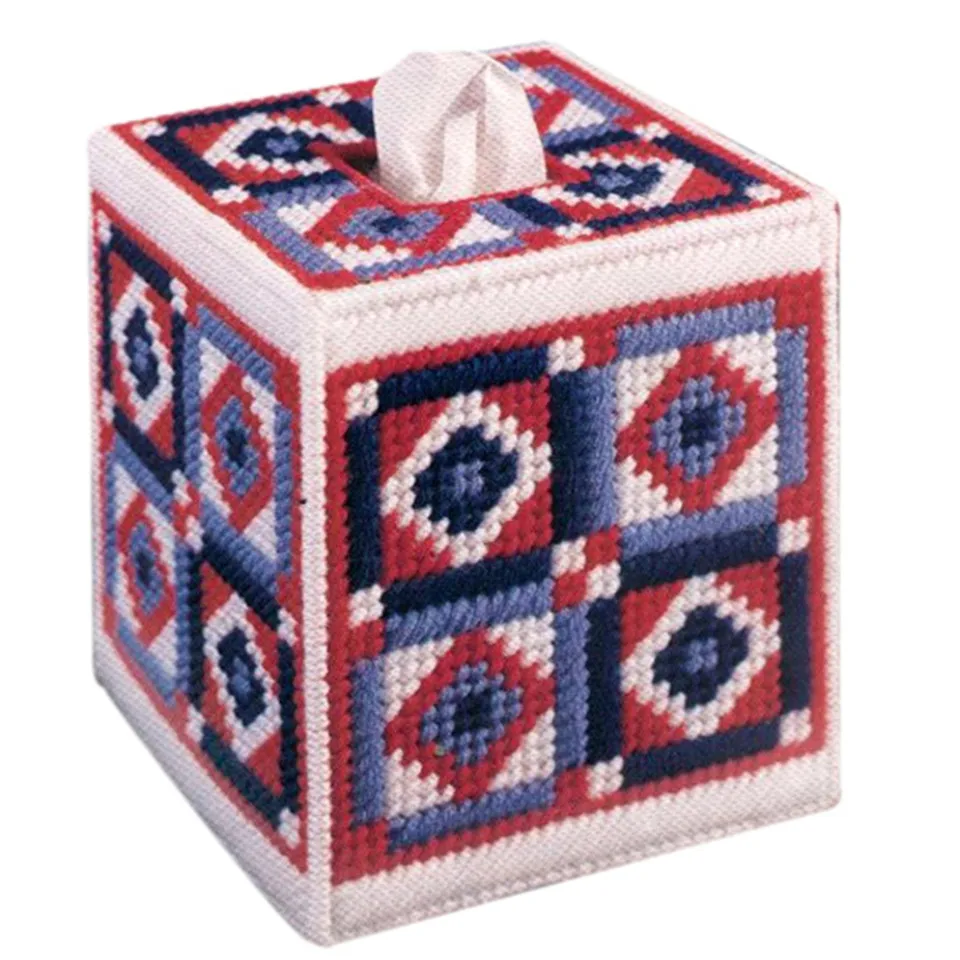 A44 сделай сам, 7ct, рукоделие, Стич, вышивка крестиком, рукоделие, ремесла, набор пластиковых холстов, стандартная коробка для салфеток, чехол, комплект, посылка - Цвет: A44