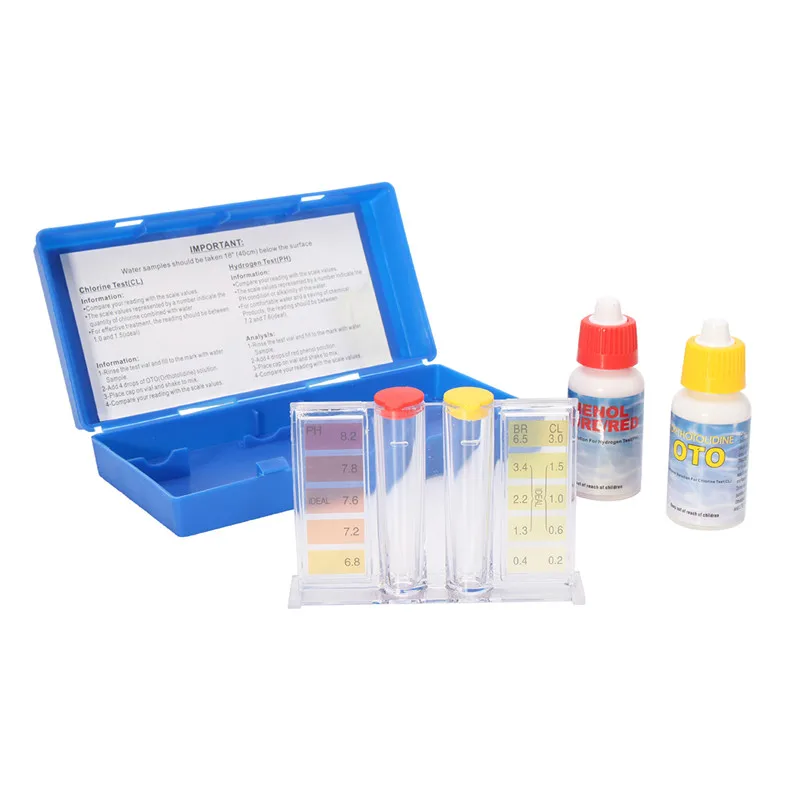 PH хлор набор для проверки воды тест er гидроинструмент тест ing Kit плавательный бассейн Гидропоника; аквариум аксессуары