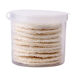 10pcs Washable Makeup Remover Pads Papaya Silk Soft Face Skin Cleaner Facial Cleaning Beauty Tool Reusable Cotton Pads