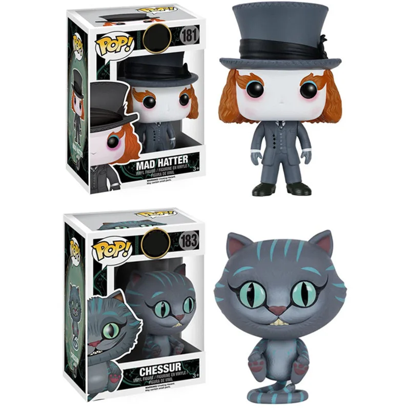 FUNKO POP с оформлением в стиле Алиса Wonderlands Chessur кота Mad Hatters Виниловая фигурка