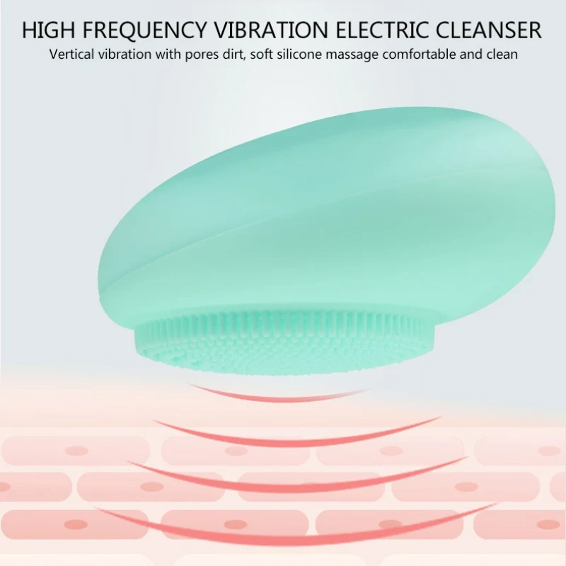 Electric Silicone Cleansing Brush Remove Blackheads Firming Skin Cleaning Pores Cleansing Brush Face Deep cleaning instrument