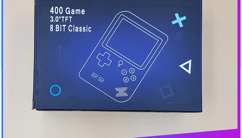 Новая видеоигровая консоль, встроенные 400 ретро классические игры, 3,0 дюймовый экран, Мини Портативная консоль, карманный портативный игровой плеер