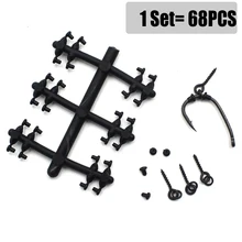 1 комплект = 68 шт. кольцо для ловли карпа 48 шт. с 20 шт. Бойл шуруп для приманки для ловли карпа комплект для ловли карпа рыболовные аксессуары снасти