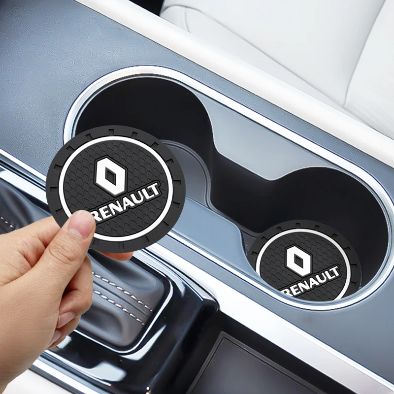 

1/2PCS Car Auto Water Cup Bottle Holder Anti-slip Pad Mat Silica Gel For Renault Megane 2 3 Duster Logan Clio Laguna 2 Captur