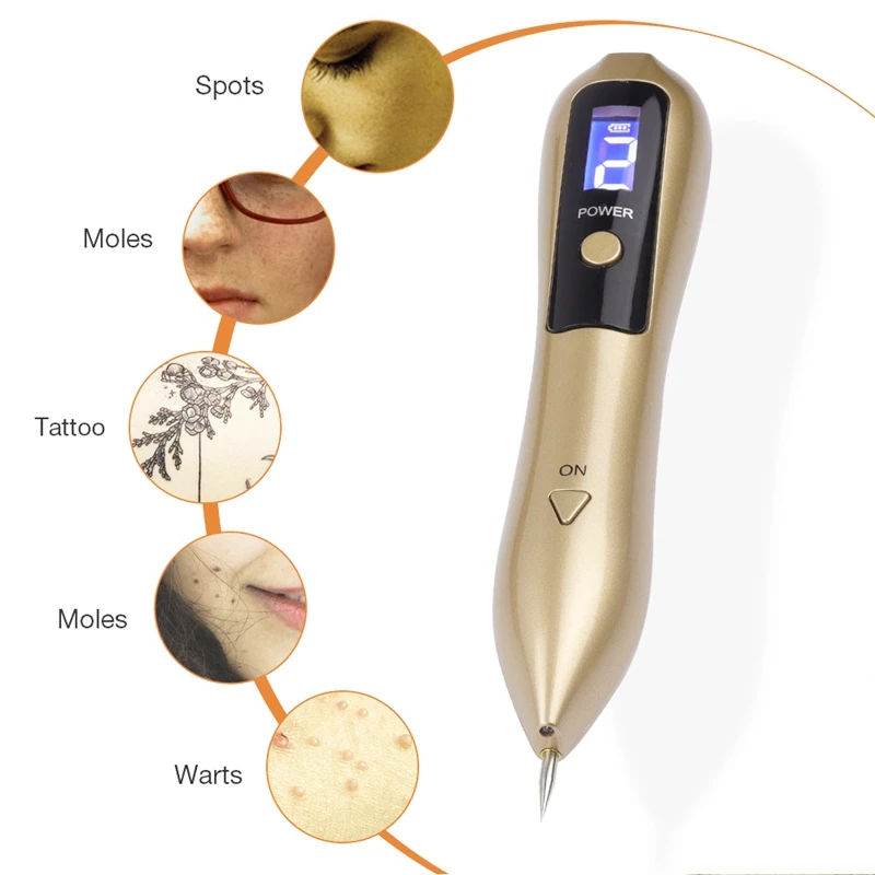 Newest Plasma Pen Mole Removal Dark Spot Remover Lcd Skin Care Point Pen Skin Wart Tag Tattoo Removal Tool Beauty Care