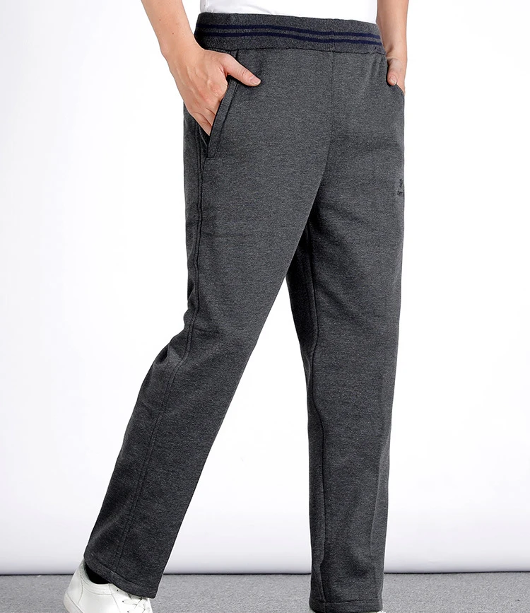 

Летние дышащие Спортивные прямые брюки с вышивкой, Тонкие штаны с эластичной резинкой на талии, хлопковые спортивные штаны для мужчин, повседневные штаны для бега