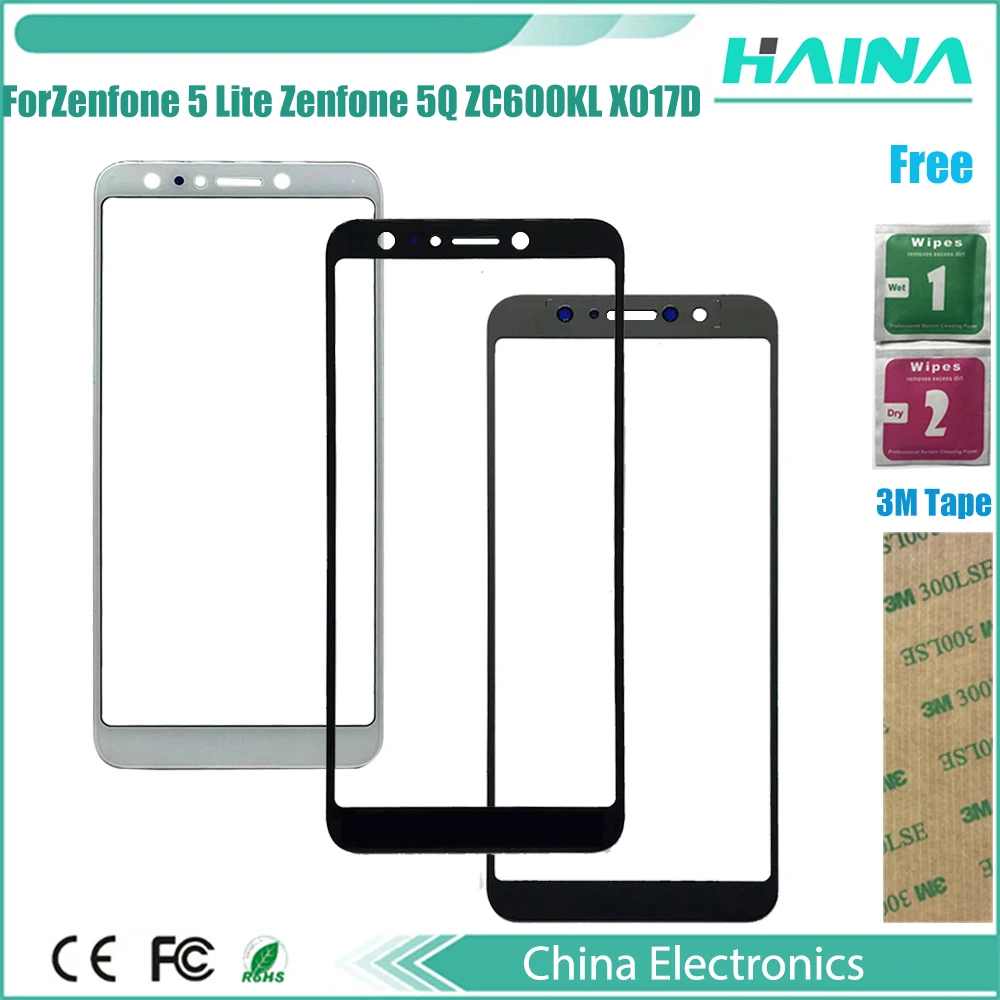 2018 Сменные сенсорные стеклянные линзы для Asus ZenFone 5 Lite ZC600KL 5Q X017DA S630 переднее