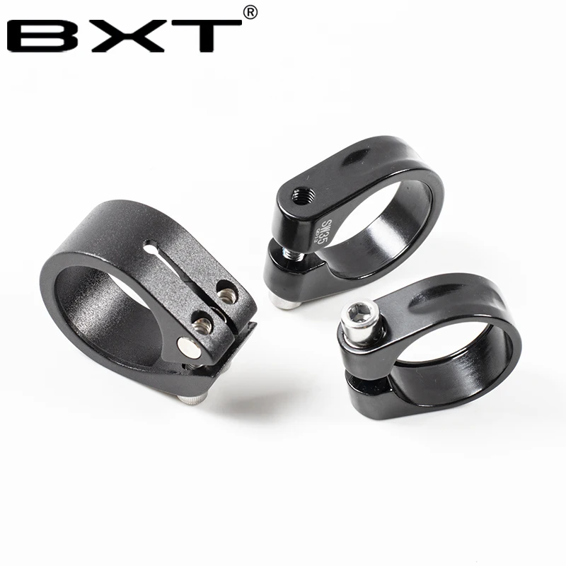 Bicycle Seatpost Clamp 31.8/34.9/37mm Bicycle Seat Post Pipe Clamp Aluminum Alloy MTB Mountain Road Bike Seat Tube Clip Bicycle Seatpost Clamp 31.8/34.9/37mm Bicycle Seat Post Pipe Clamp Aluminum Alloy MTB Mountain Road Bike Seat Tube Clip