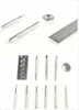 11 pieces/set Rivet fastener button installation tool kit for leather crafts hand-punching tool kit punch belt ► Photo 3/5