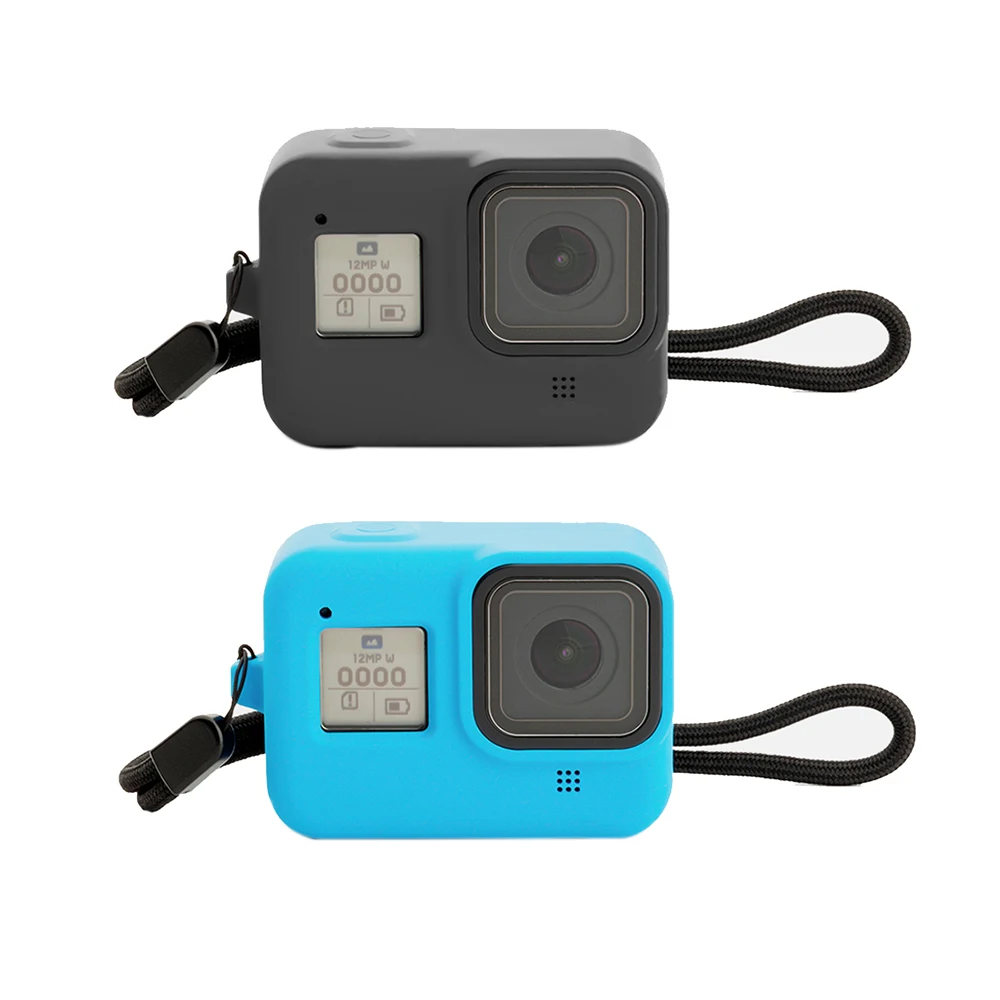 Горячая силиконовый защитный чехол для камеры Gopro Hero 8 Спортивная камера защитная рамка Чехлы аксессуары