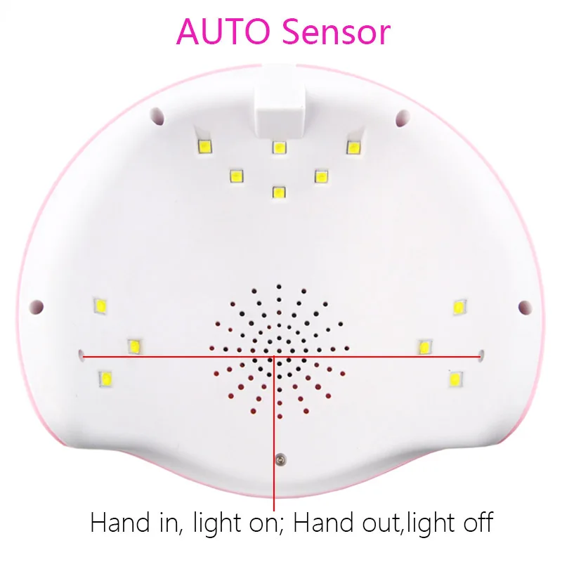 УФ-светодиодный светильник для маникюра, педикюра, Сушилка для ногтей, светильник для отверждения от солнца, Гель-лак для сушки, УФ-гель, умный синхронизация, инструменты для дизайна ногтей