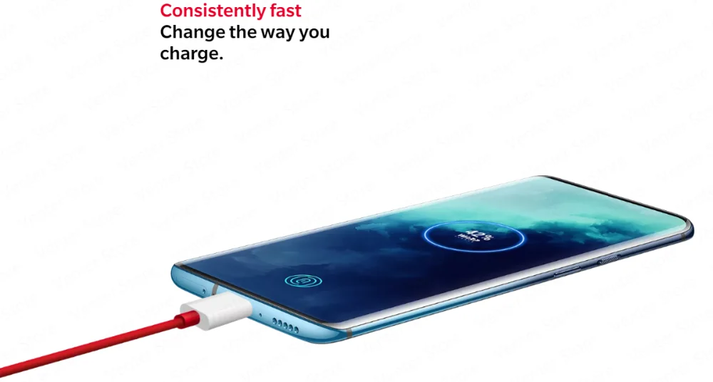 OnePlus 7T Pro Global ROM Snapdragon 855 Plus 8GB 256GB 6.67'' Fluid AMOLED 90Hz Refresh Rate Screen 48MP Triple Cam 4085mA
