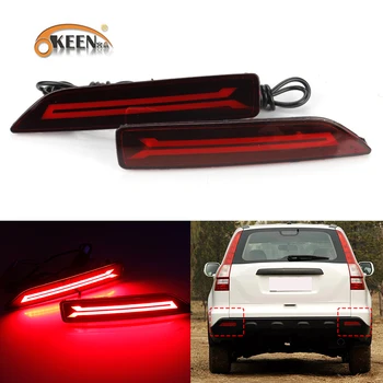 

2pcs Multi-function LED Rear Reflector Lamp For Honda CRV CR-V 2007 2008 2009 Car Rear Fog Lamp Bumper Driving Brake Light