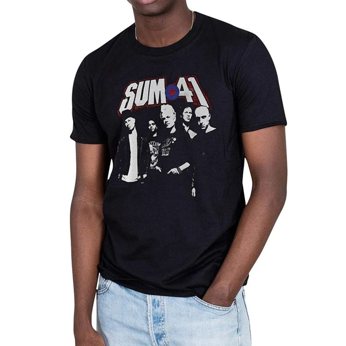 Официальный Sum 41 фото портрет унисекс футболка нижнее белье герой Go Chuck Yourself