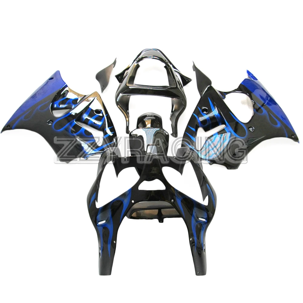 

Complete Fairings Kits for Kawasaki ZX6R 2000 2001 2002 Year ZX-6R 00 01 02 ABS Plastic Motorcycle Bodywork Cover Black Blue