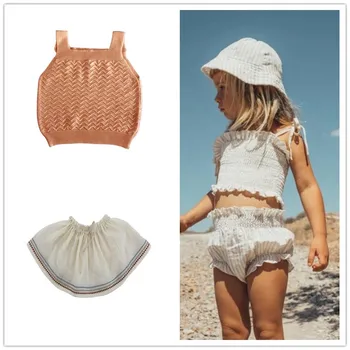 

PRE-SALE2020 LIILU summer Baby Girl Clothes Sets Sweet Princess Skirt Set boy White Top Shorts Set Two-piece Clothes