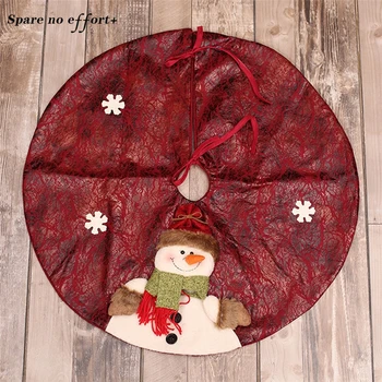 

Xmas Decoration Aprons 60cm Red/Green Christmas Tree Skirt Carpet New Year Decorations Xmas Decoration Tree Skirt Ornaments