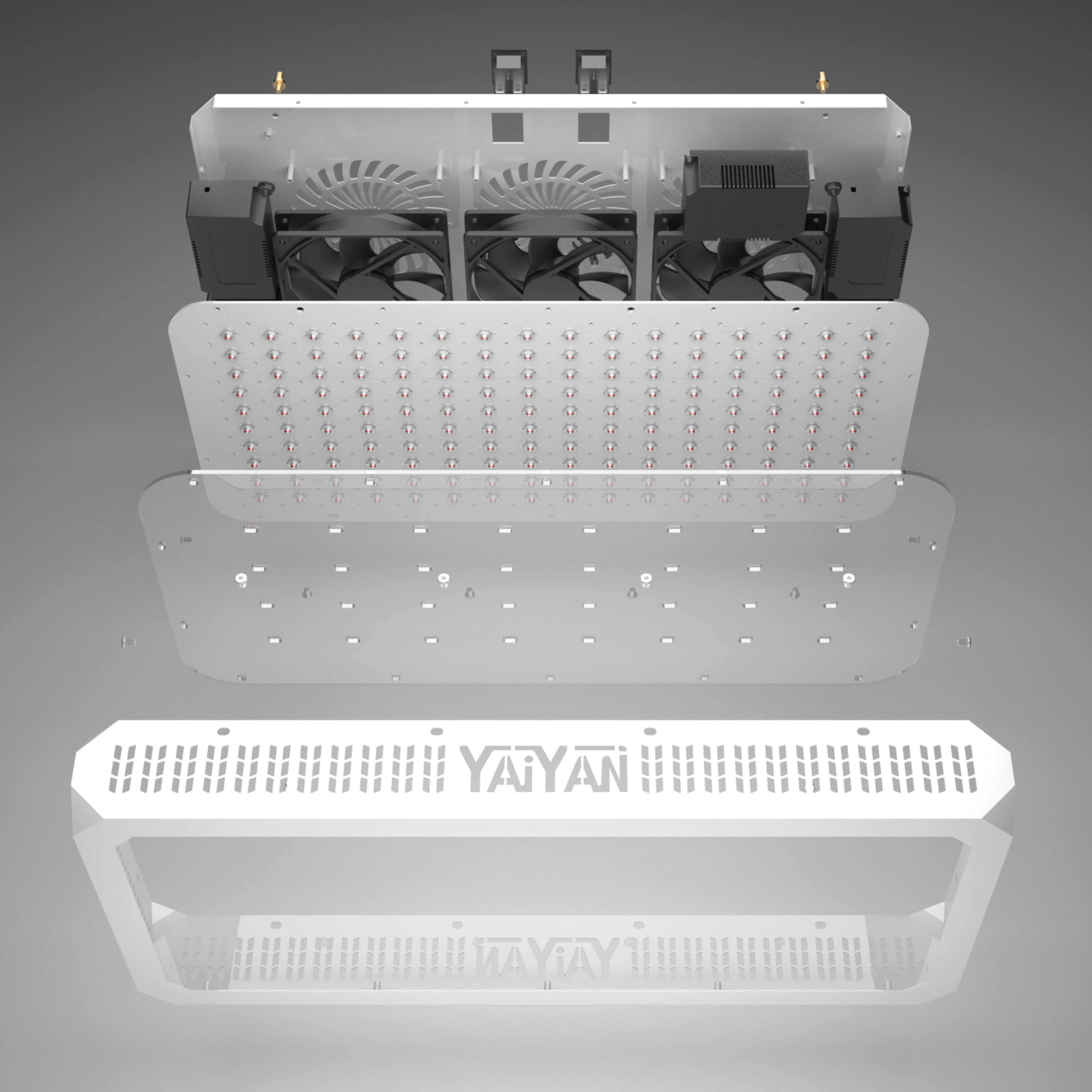 Luz de разность от вычитания светодиодный YAIYAN 650 W/960 W/1300/1600/2000 W светодиодный завода светать светильник, полный спектр двойной переключатель завод светильник