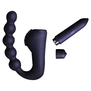Beads  Vibrating Prostate Massager Anal Plug Waterproof Motors 10 Speeds Stimulation Butt Anus Silicone Men Women Sex Toys 3