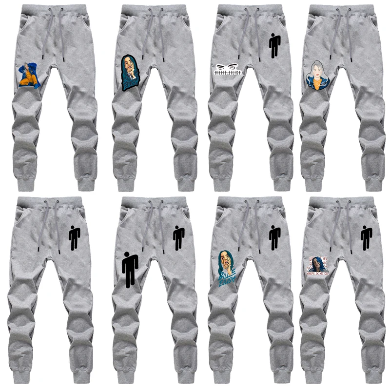 

Women Men's Jogging Long Pants New Fashion Sports Breathable Pants Casual Billie Eilish Pants Jogger Casual Sweatpants