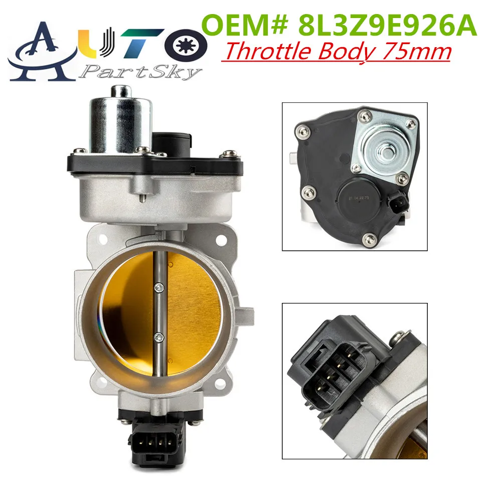 

OEM 75mm Throttle Body 8L3Z9E926A 8L3Z9E926B 6L3Z9E926A For Lincoln For Ford Expedition F150 F250 F350 High Qaulity Auto Parts
