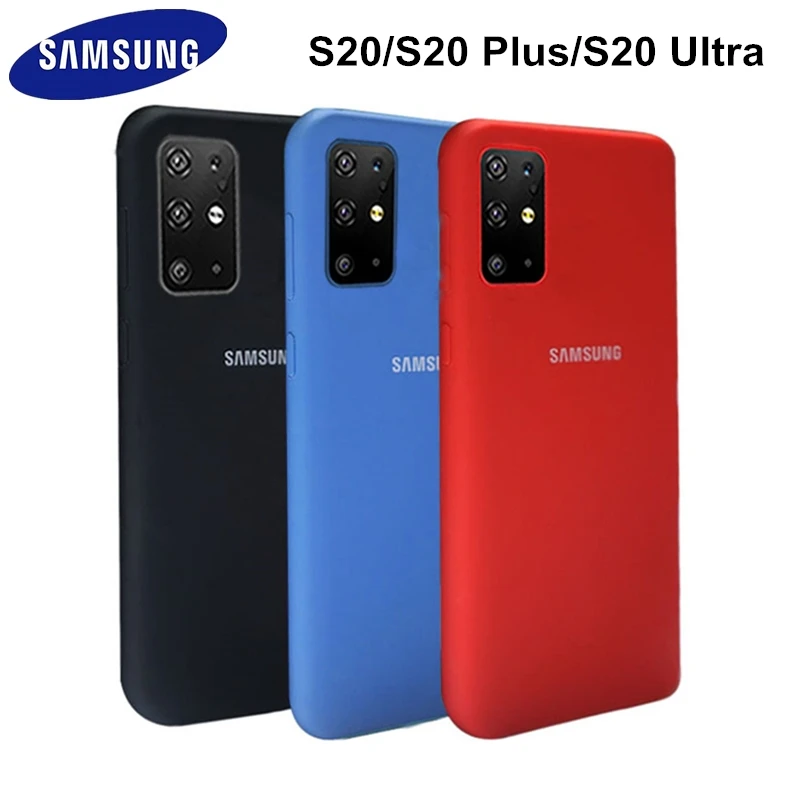 Чехол S20 Оригинальный Для Samsung Galaxy Plus/S20 UItra шелковистый силиконовый чехол