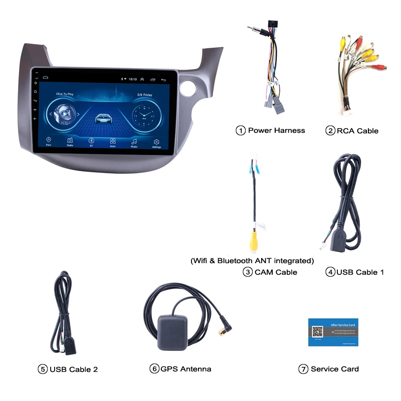 Android 10 для 1HONDA FIT JAZZ 2007 2013 правосторонний Автомобильный плеер с GPS навигацией радио