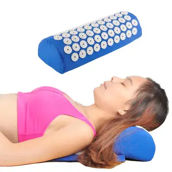 

Massage Mat with Needles Head Neck Back Foot Massage Pad Spike Cushion Shakti Mat Pillow Acupressure Massage Mat